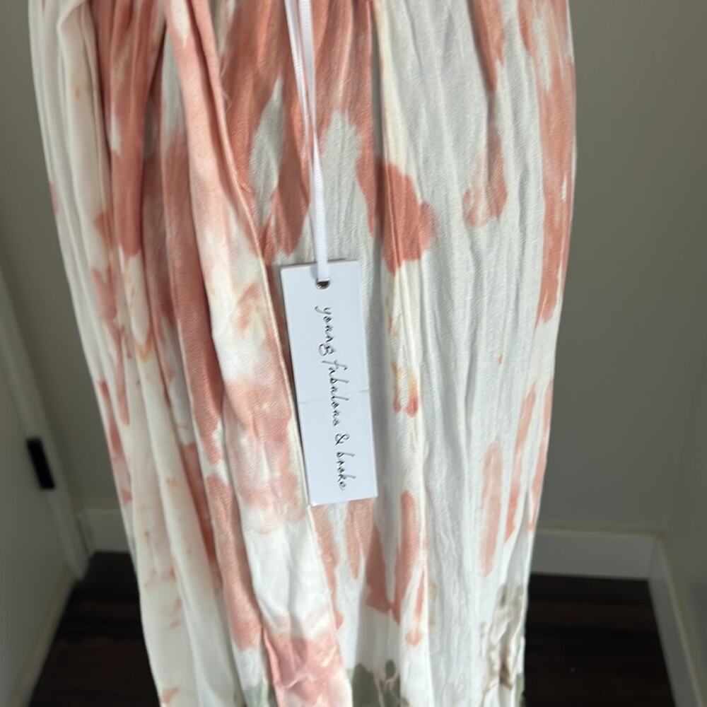 NWT Young Fabulous & Broke Geode Jillian Tie Dye Multi Faux Wrap Tie Waist - Picture 11 of 16